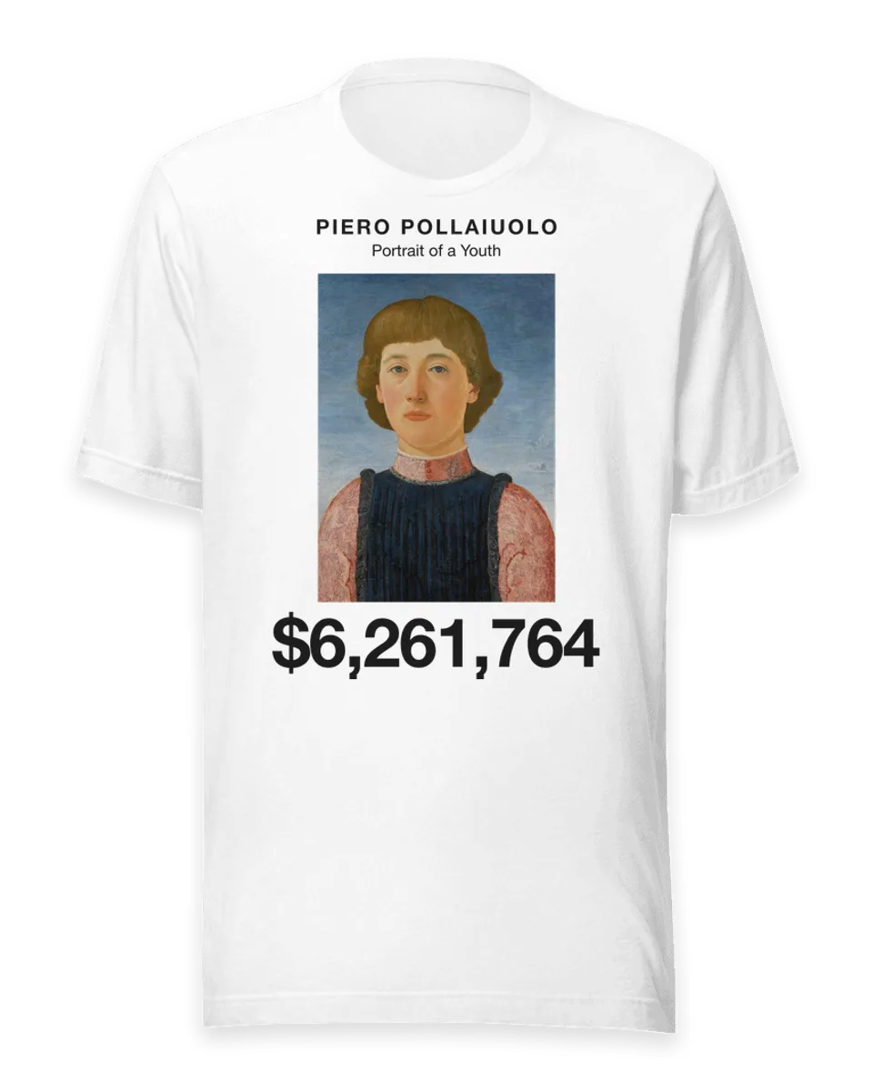 T-shirt: Portrait of a Youth by Piero Pollaiuolo