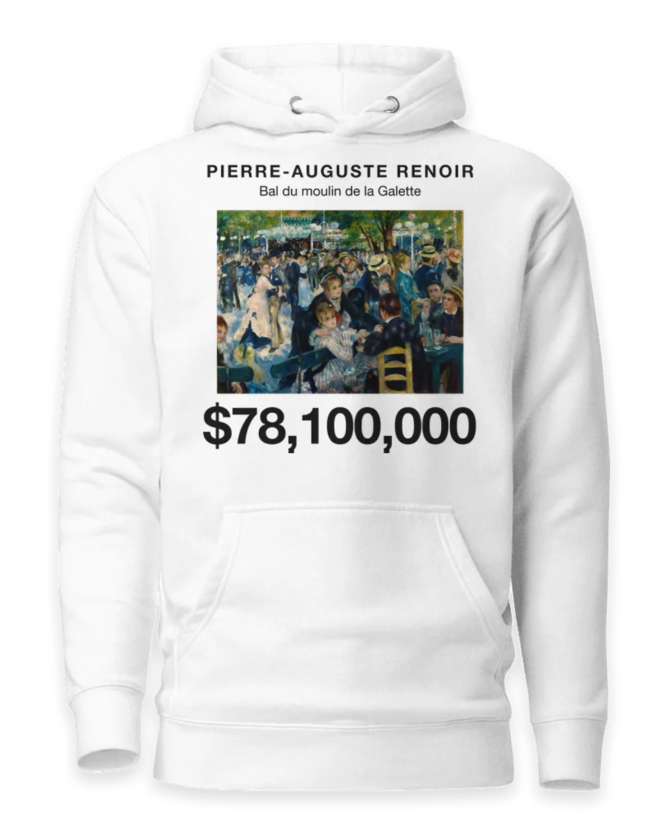 Hoodie: Bal du moulin de la Galette by Pierre-Auguste Renoir