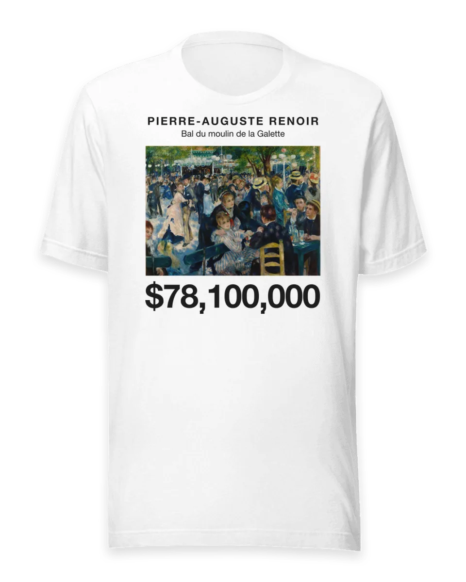 T-shirt: Bal du moulin de la Galette by Pierre-Auguste Renoir