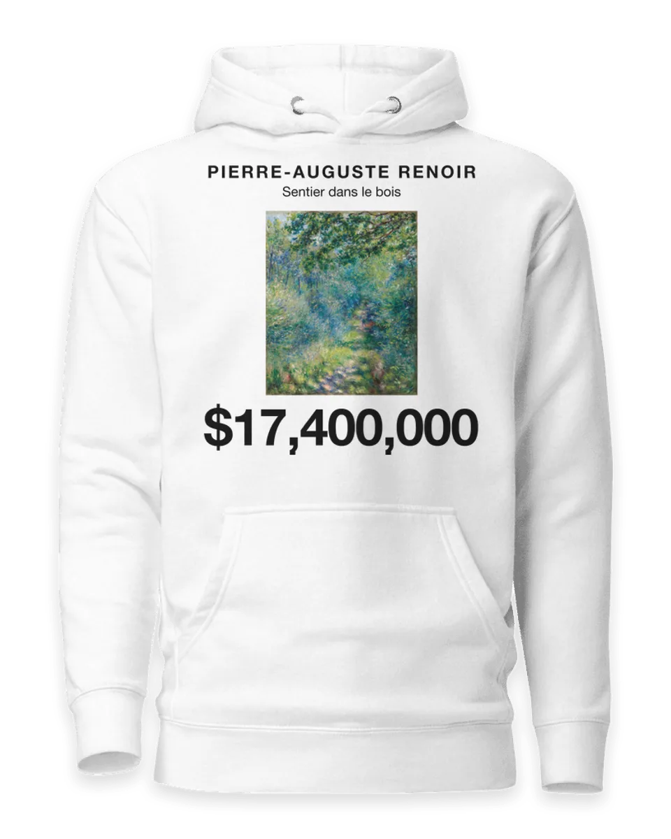Hoodie: Sentier dans le bois by Pierre-Auguste Renoir