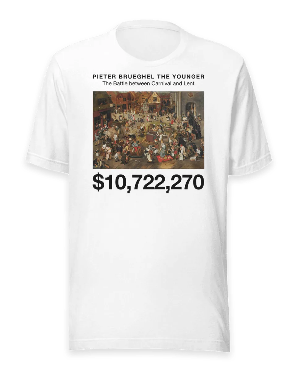 T-shirt: The Battle between Carnival and Lent by Pieter Brueghel the Younger