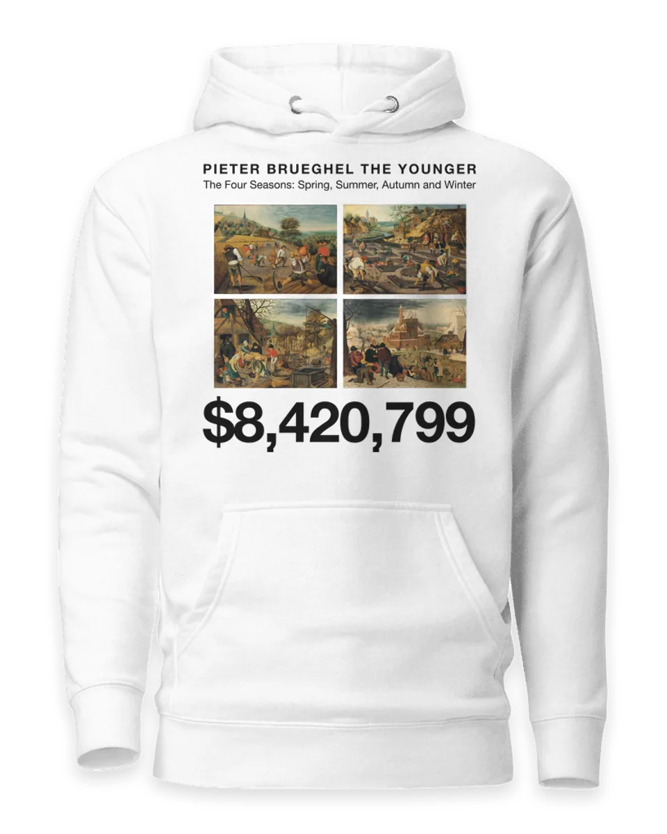 Hoodie: The Four Seasons: Spring, Summer, Autumn and Winter by Pieter Brueghel the Younger