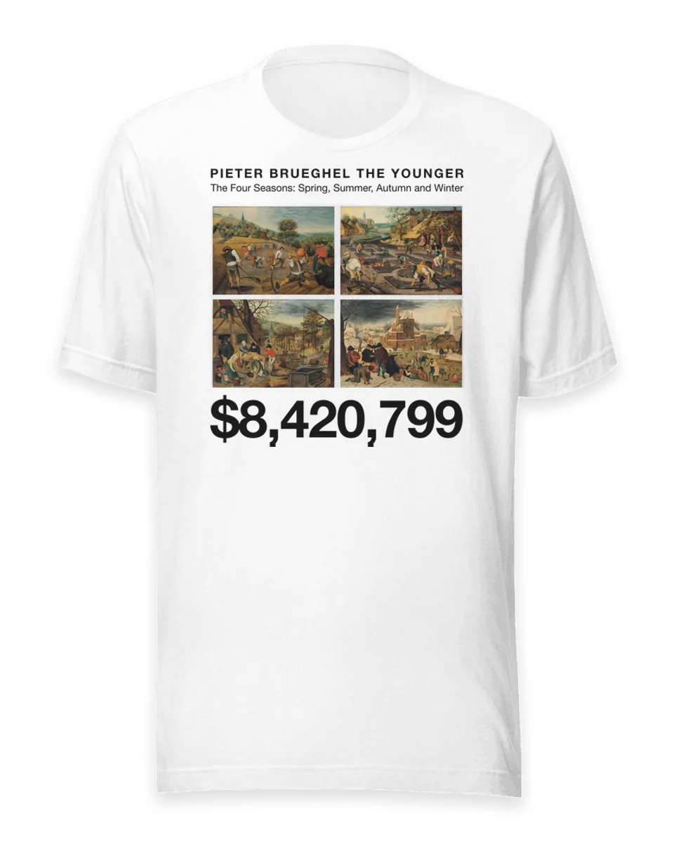 T-shirt: The Four Seasons: Spring, Summer, Autumn and Winter by Pieter Brueghel the Younger