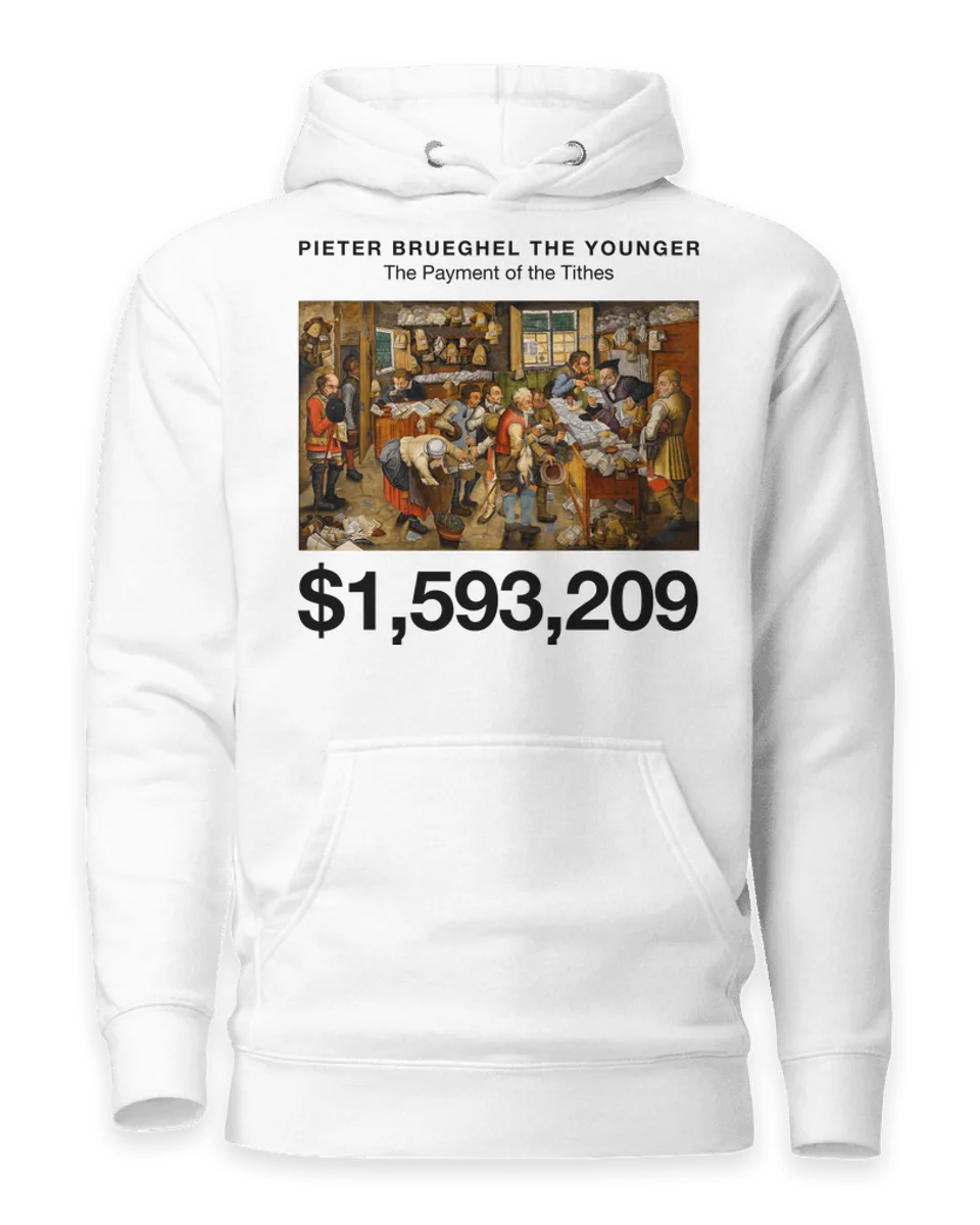 Hoodie: The Payment of the Tithes by Pieter Brueghel the Younger