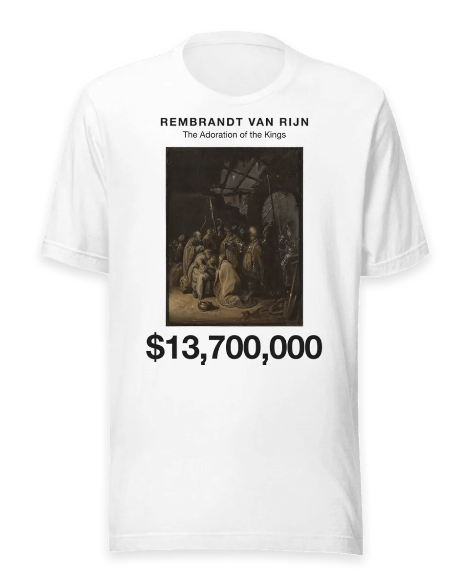 T-shirt: The Adoration of the Kings by Rembrandt van Rijn