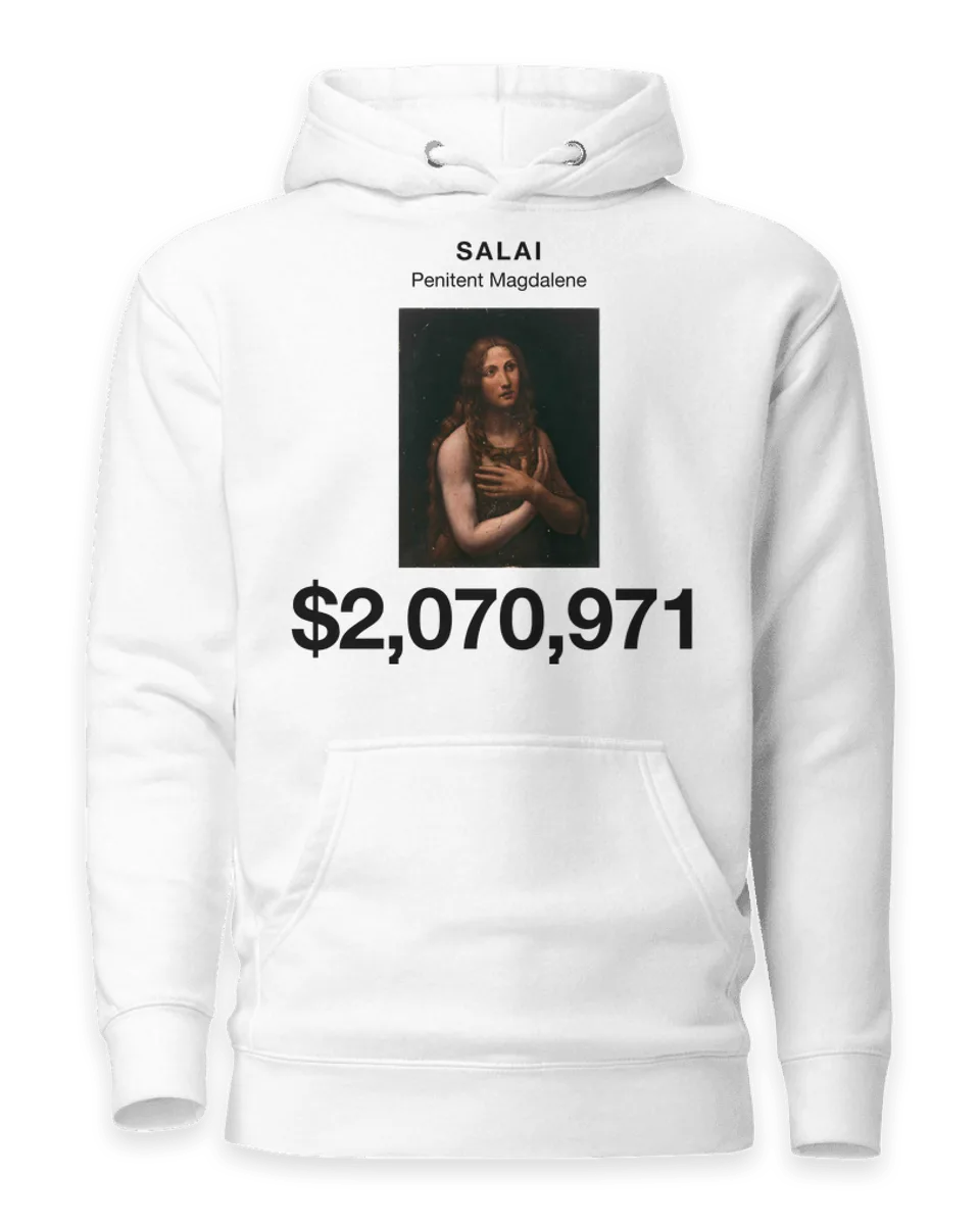 Hoodie: Penitent Magdalene by Salai