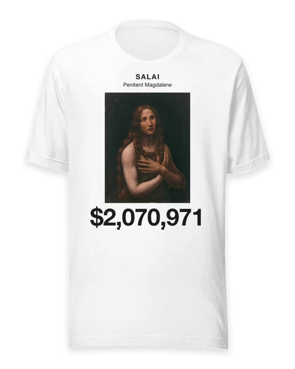 T-shirt: Penitent Magdalene by Salai