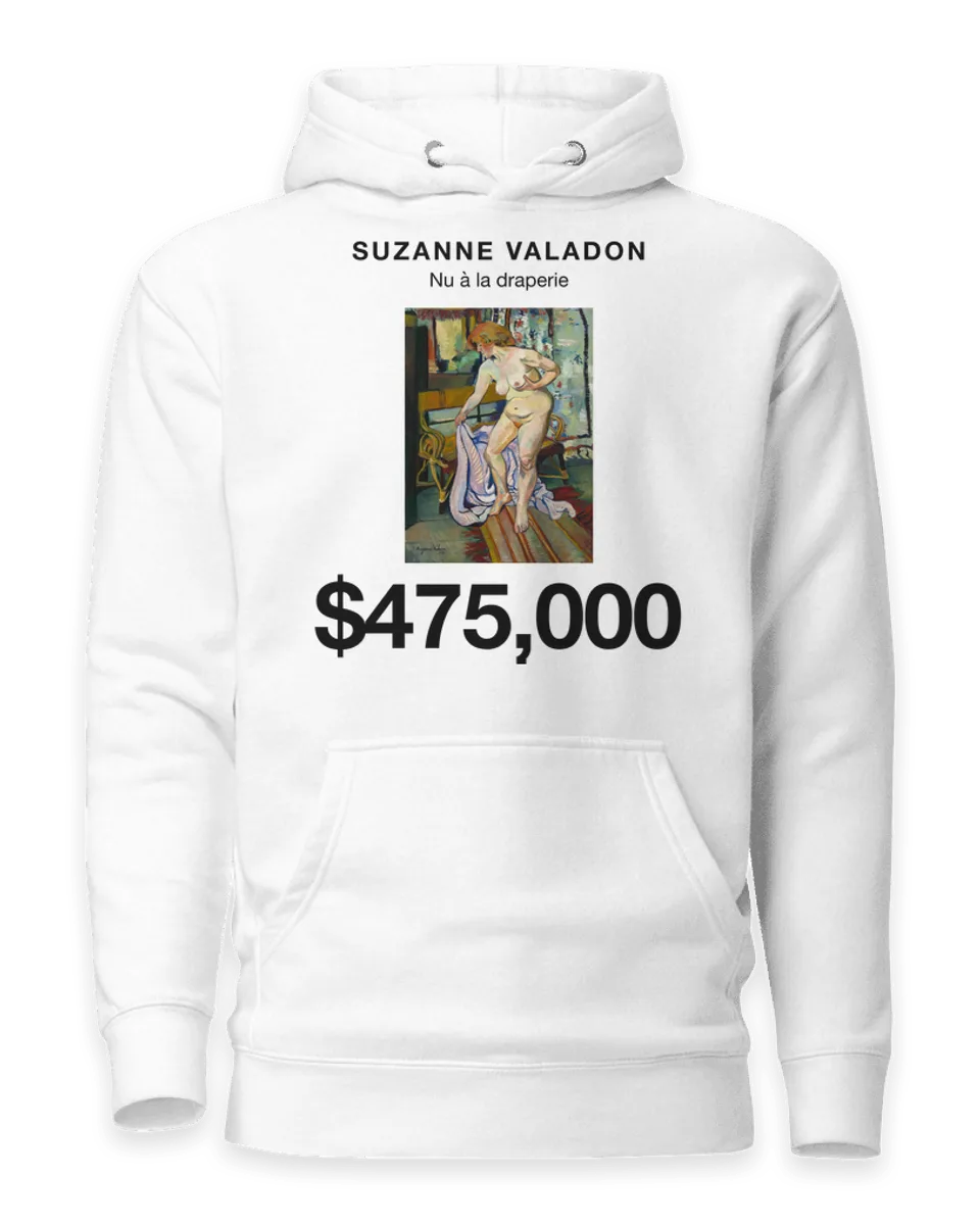 Hoodie: Nu à la draperie by Suzanne Valadon