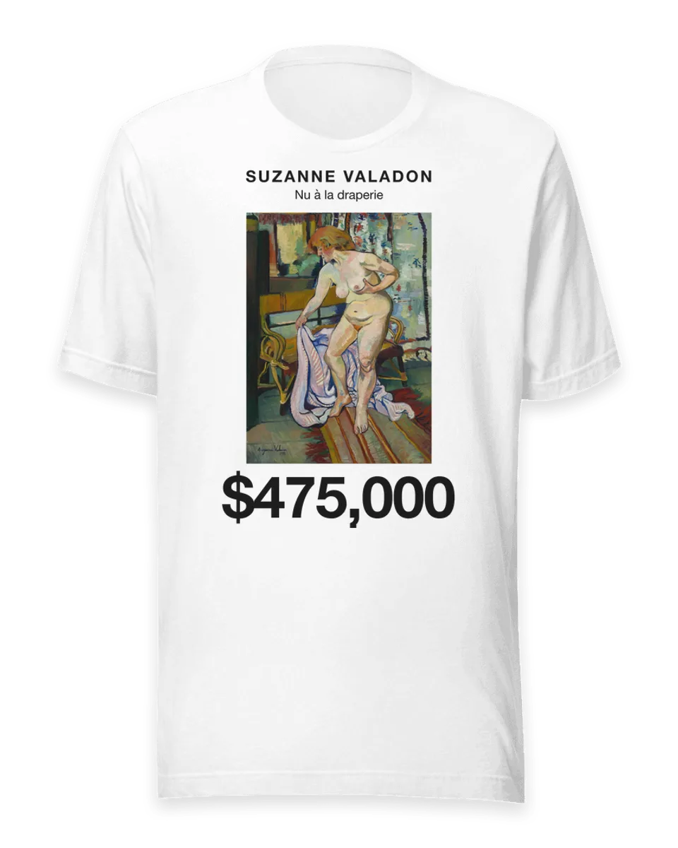 T-shirt: Nu à la draperie by Suzanne Valadon