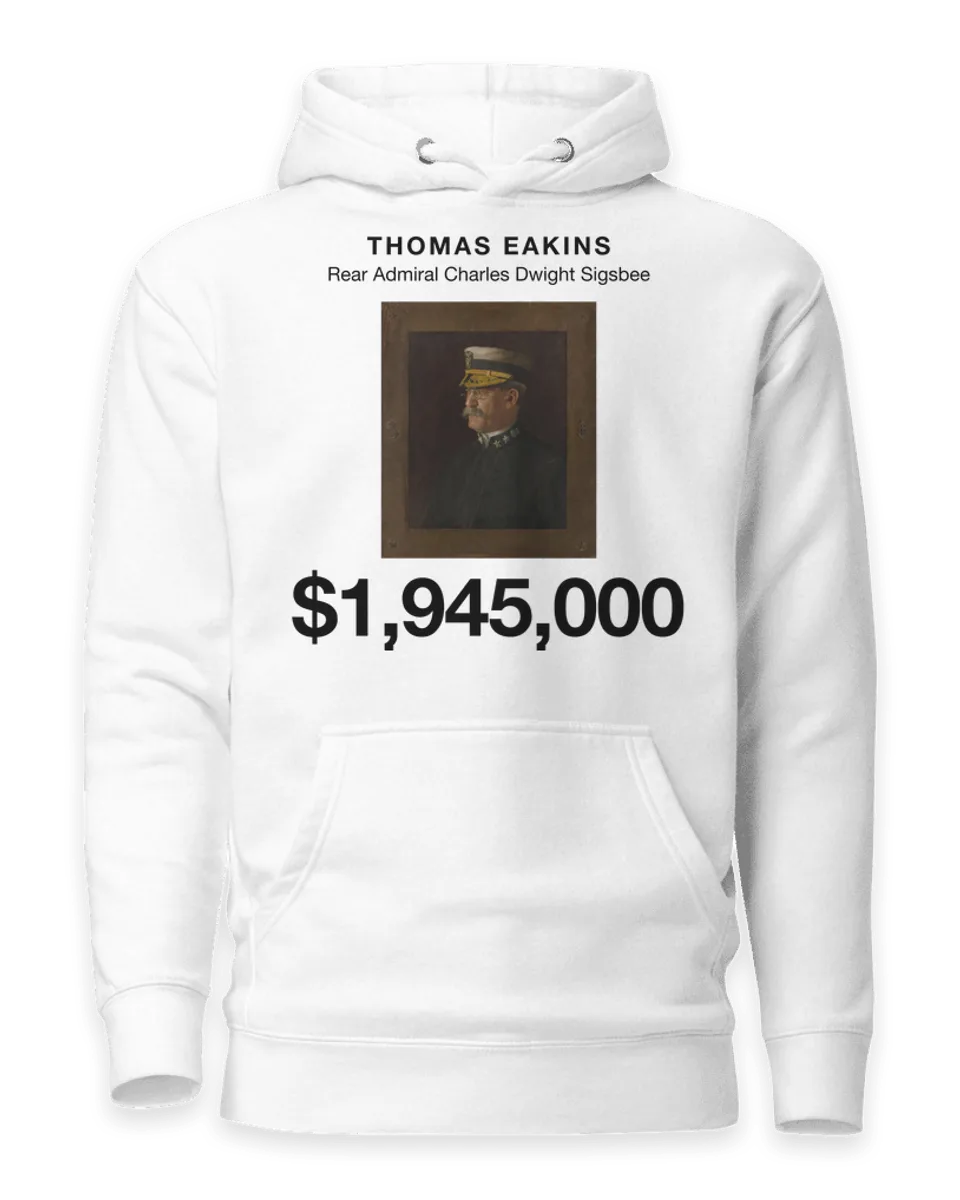 Hoodie: Rear Admiral Charles Dwight Sigsbee by Thomas Eakins