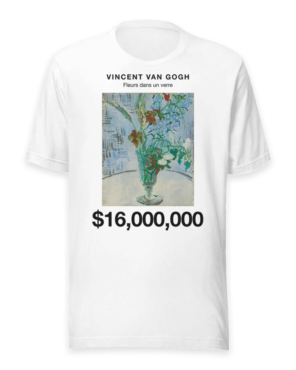 T-shirt: Fleurs dans un verre by Vincent van Gogh