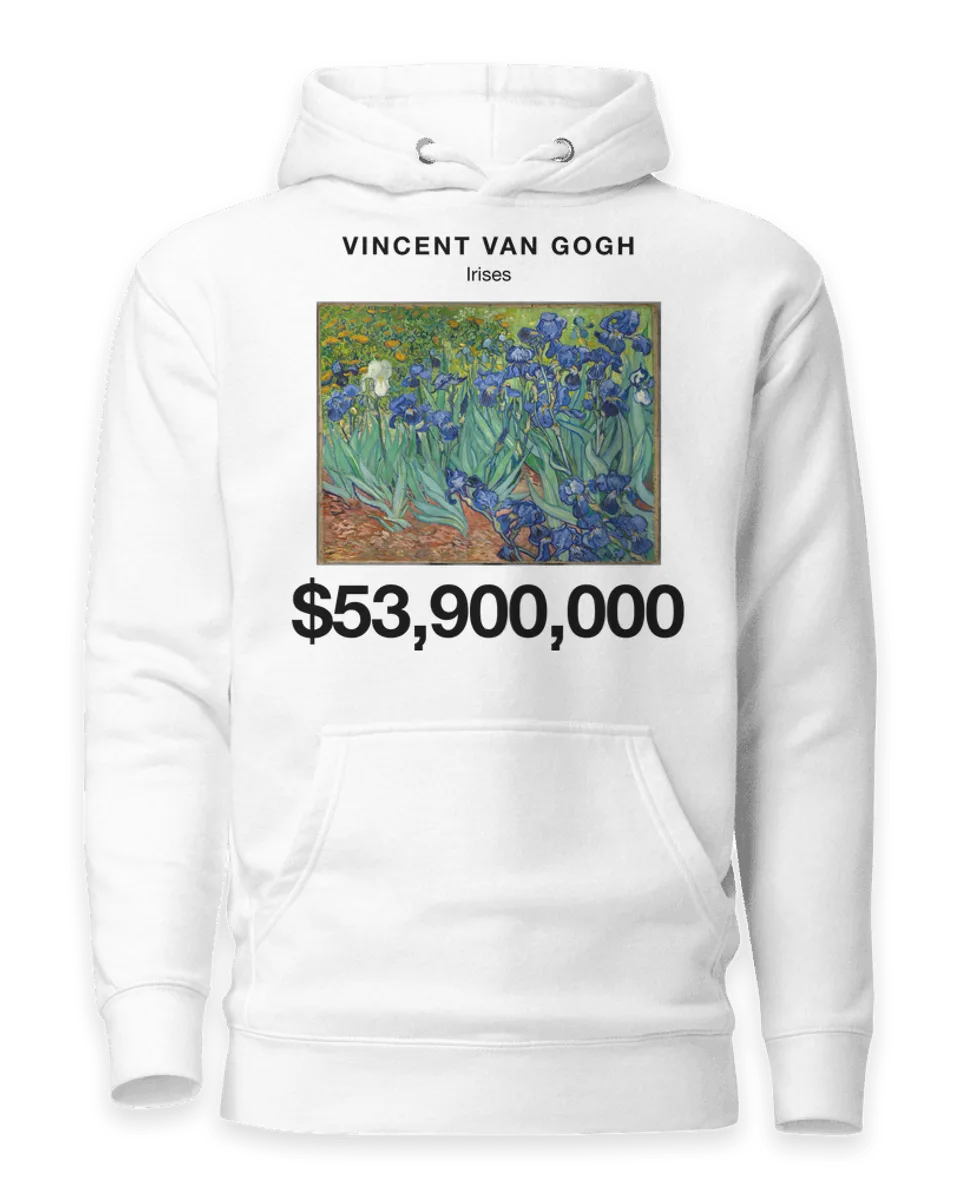 Hoodie: Irises by Vincent van Gogh