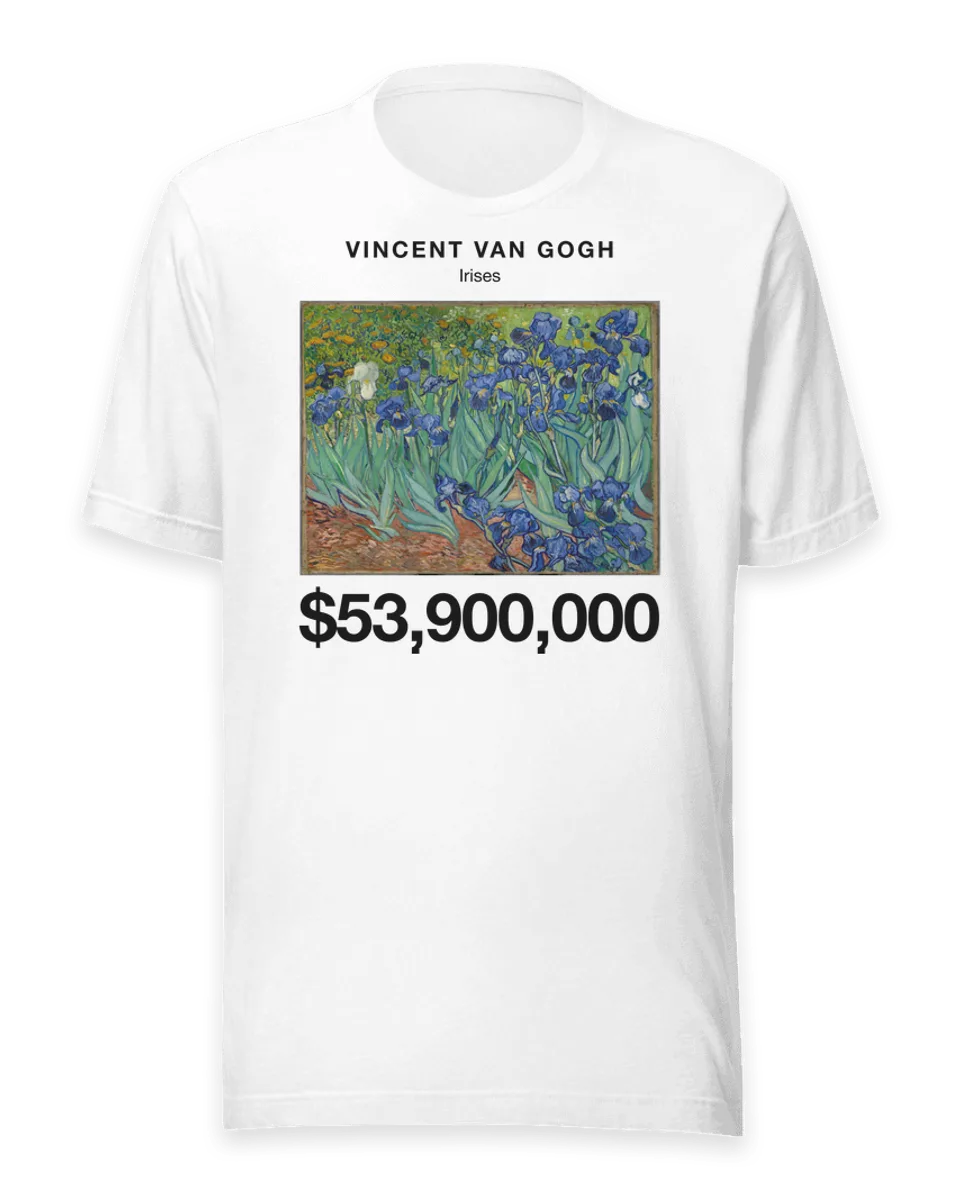 T-shirt: Irises by Vincent van Gogh