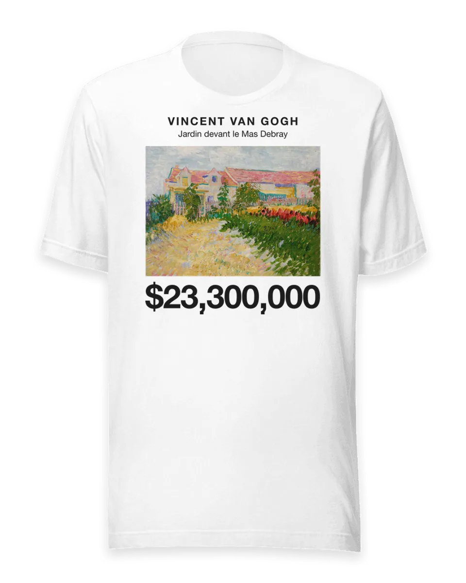 T-shirt: Jardin devant le Mas Debray by Vincent van Gogh