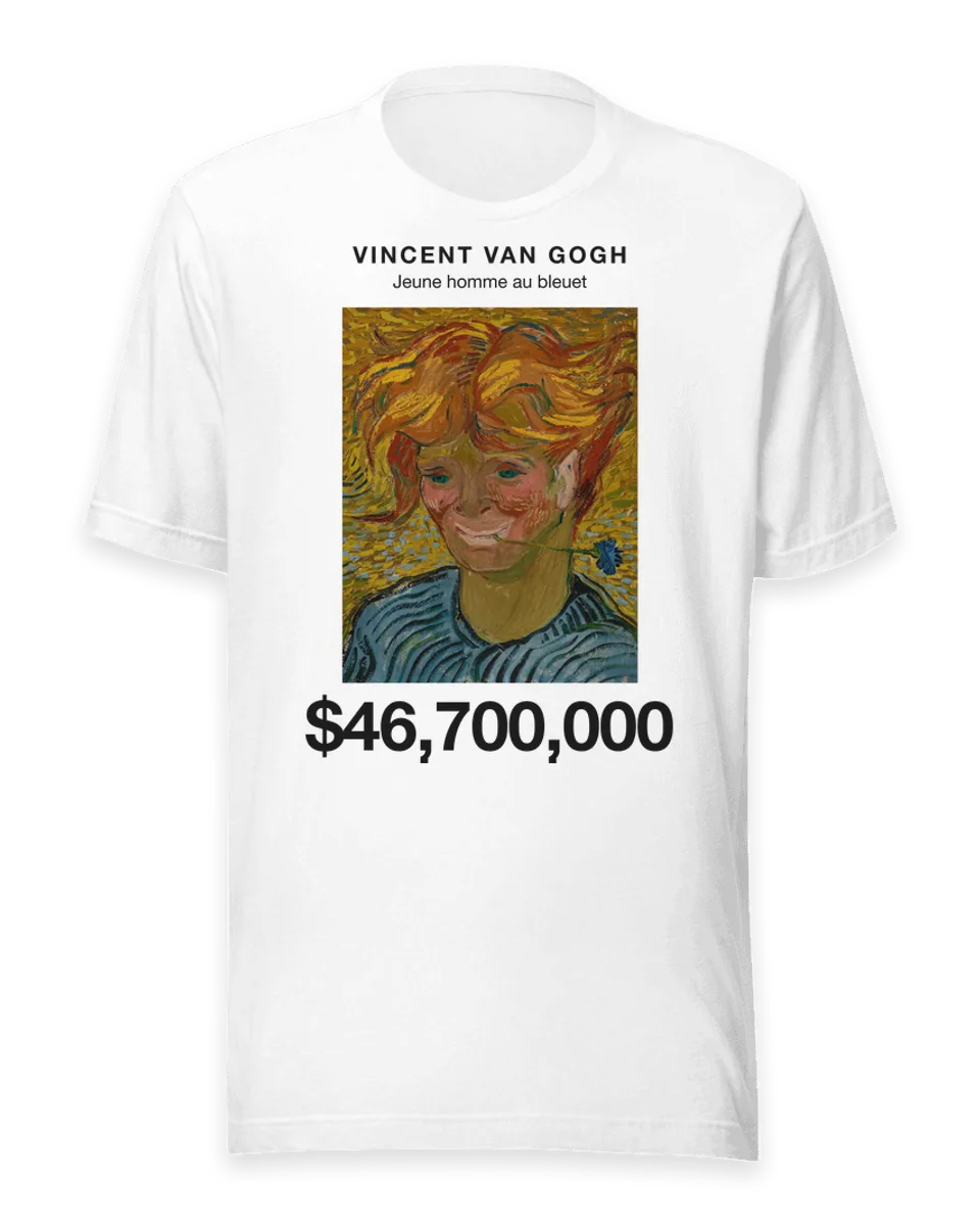T-shirt: Jeune homme au bleuet by Vincent van Gogh