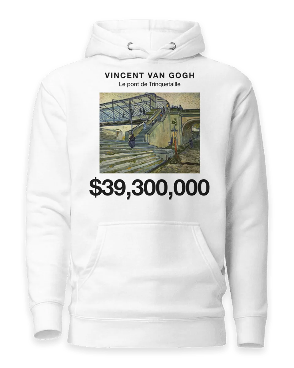 Hoodie: Le pont de Trinquetaille by Vincent van Gogh