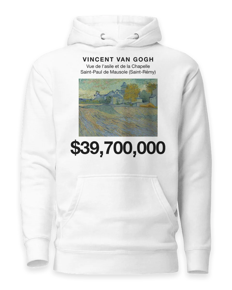 Hoodie: Vue de l'asile et de la Chapelle Saint-Paul de Mausole (Saint-Rémy) by Vincent van Gogh