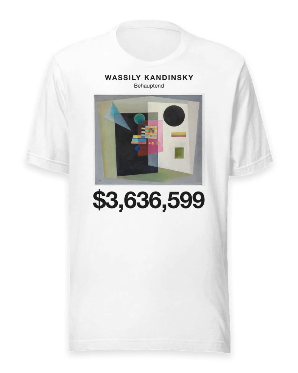 T-shirt: Behauptend by Wassily Kandinsky