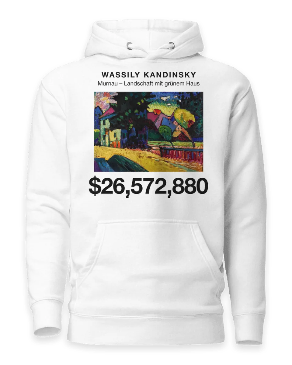 Hoodie: Murnau – Landschaft mit grünem Haus by Wassily Kandinsky
