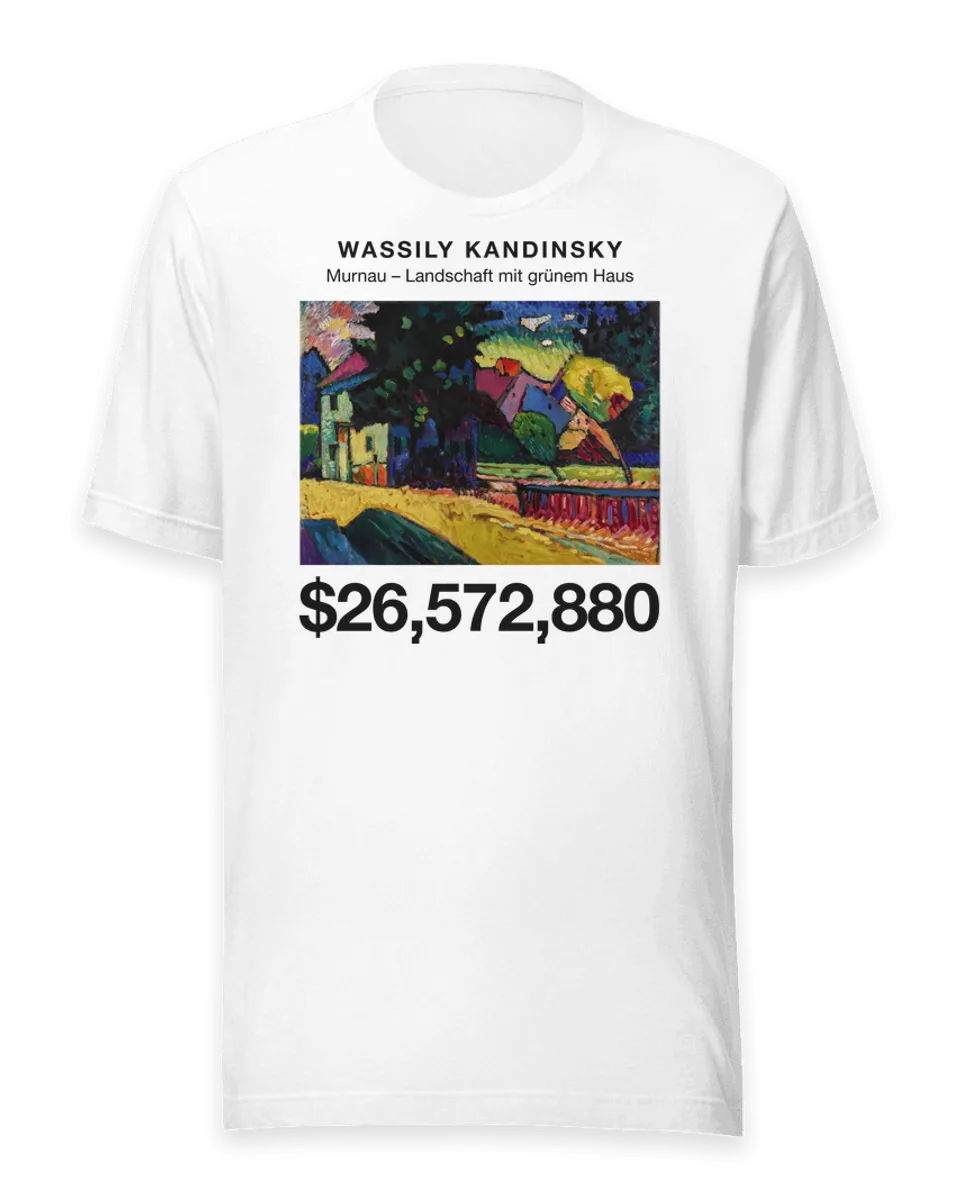 T-shirt: Murnau – Landschaft mit grünem Haus by Wassily Kandinsky