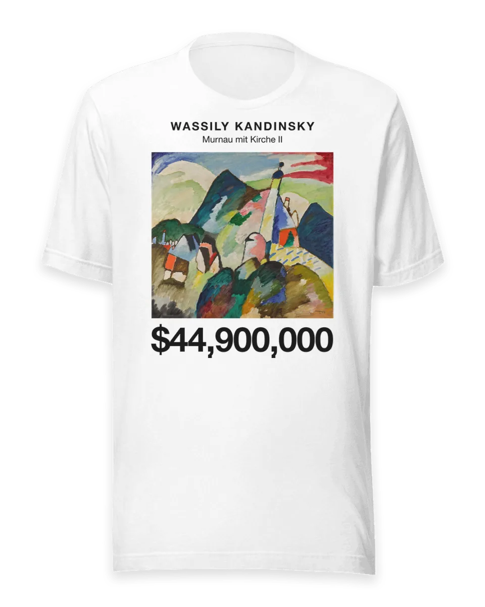 T-shirt: Murnau mit Kirche II by Wassily Kandinsky