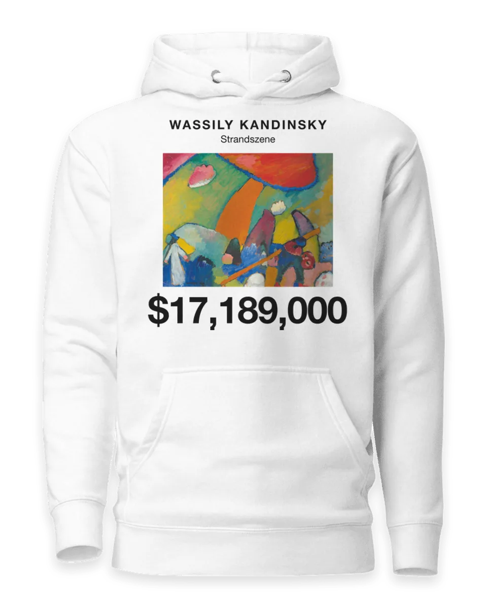 Hoodie: Strandszene by Wassily Kandinsky
