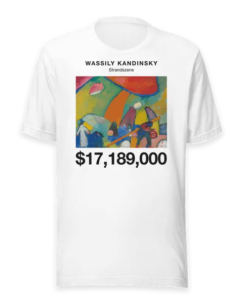 Strandszene by Wassily Kandinsky, on a white t-shirt