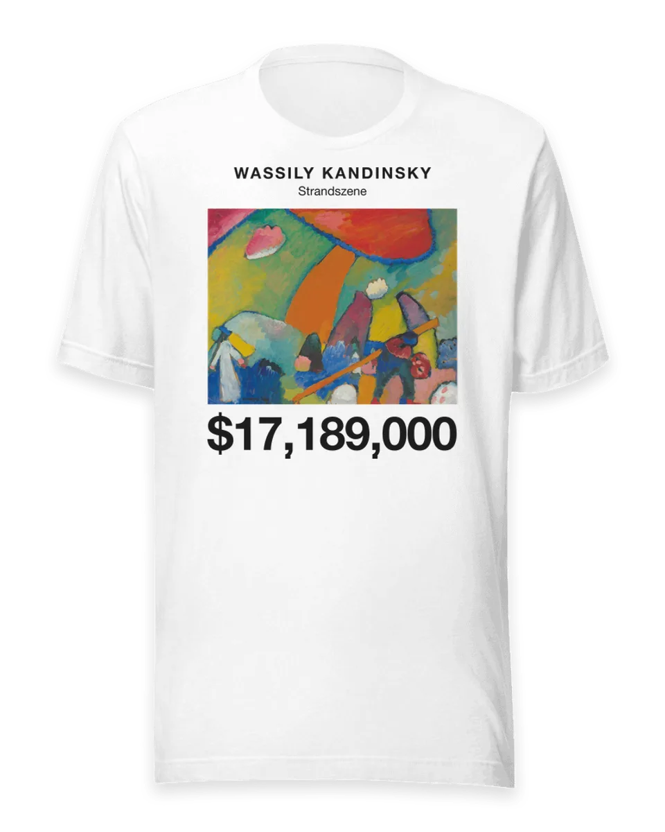 T-shirt: Strandszene by Wassily Kandinsky