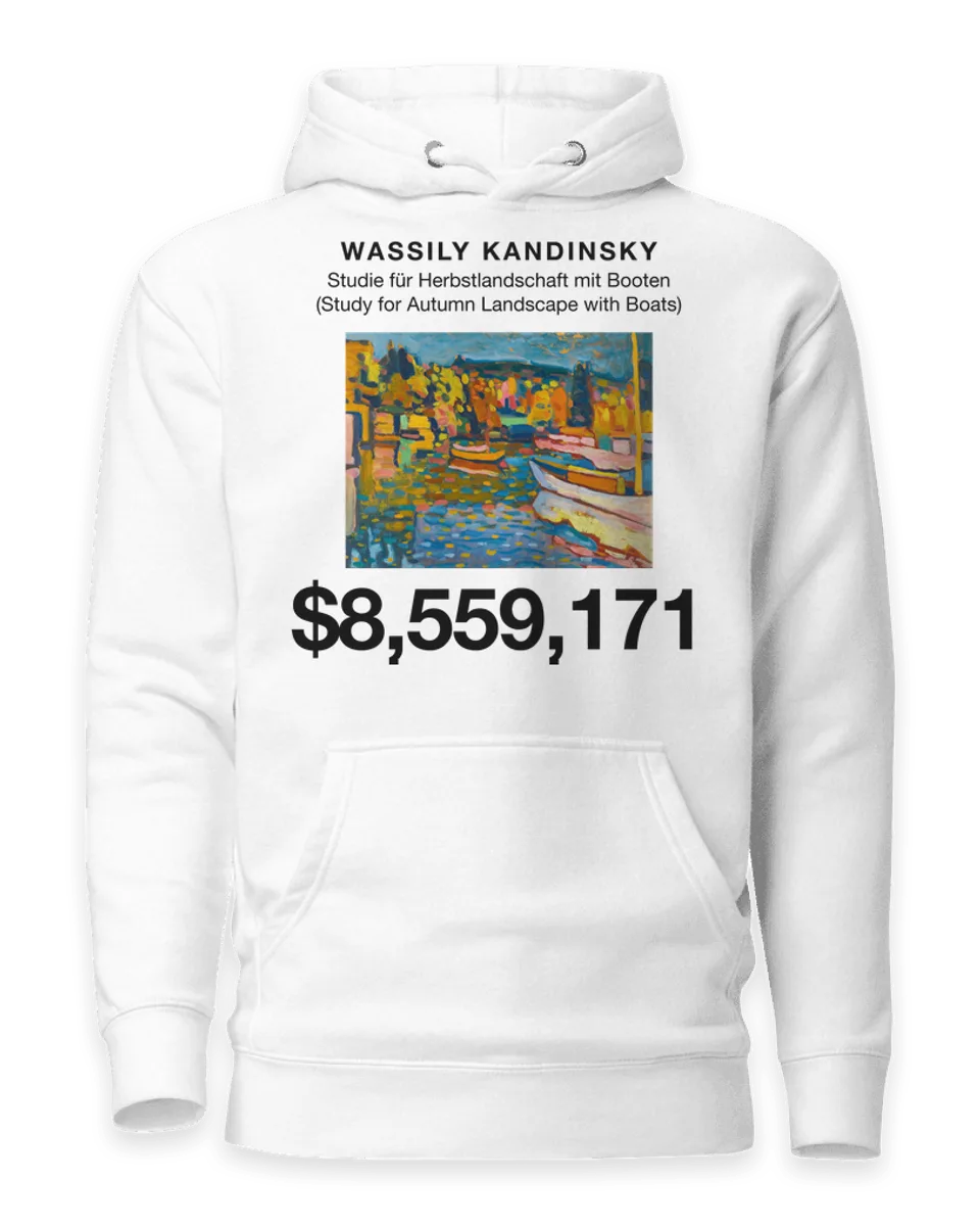 Hoodie: Studie für Herbstlandschaft mit Booten (Study for Autumn Landscape with Boats) by Wassily Kandinsky