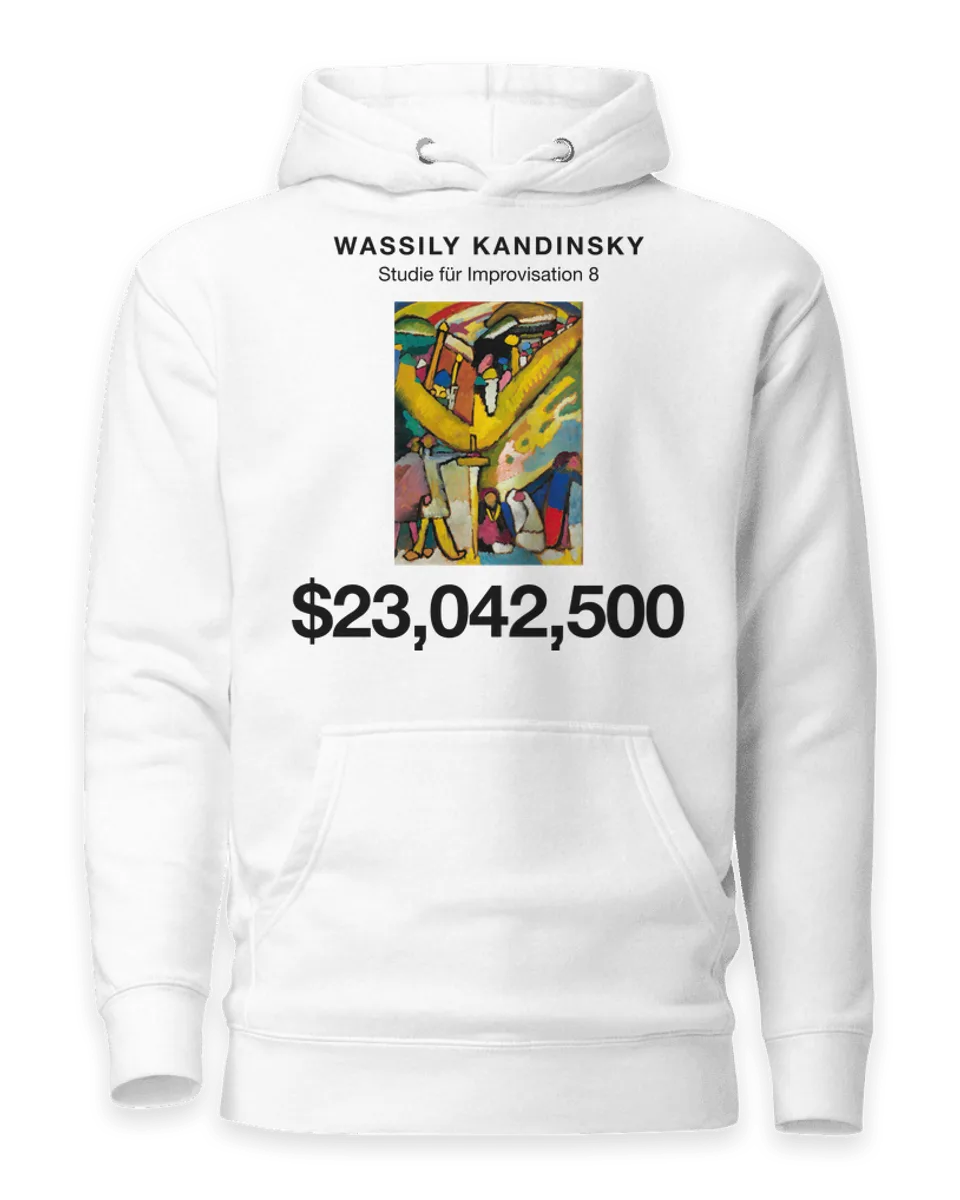 Hoodie: Studie für Improvisation 8 by Wassily Kandinsky