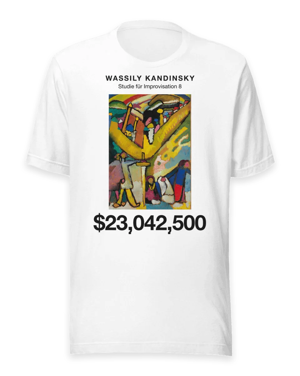 T-shirt: Studie für Improvisation 8 by Wassily Kandinsky