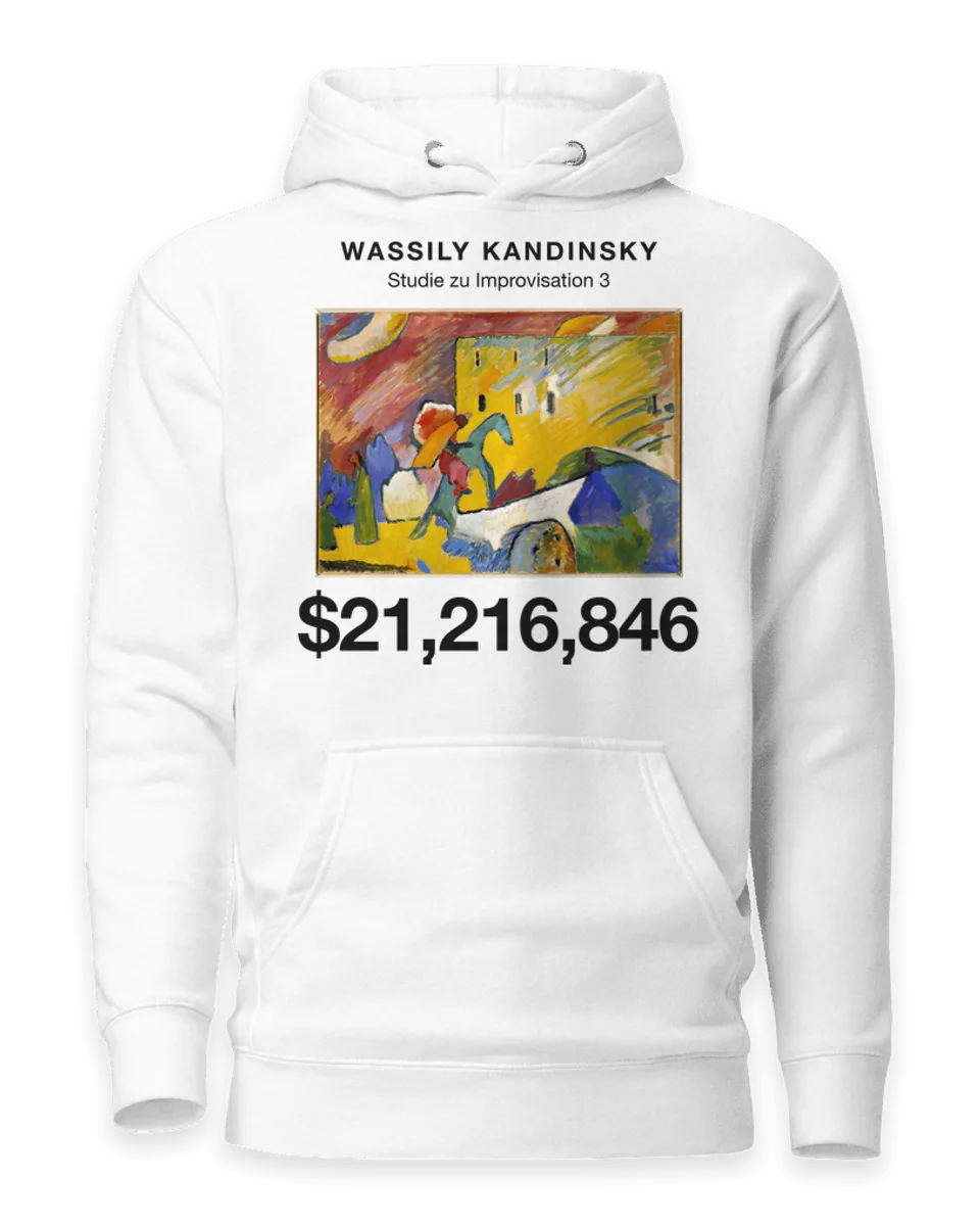 Hoodie: Studie zu Improvisation 3 by Wassily Kandinsky