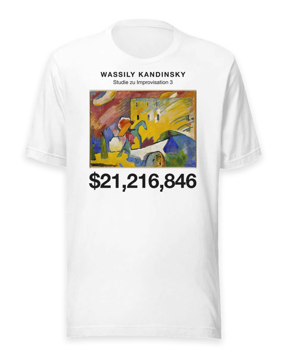 T-shirt: Studie zu Improvisation 3 by Wassily Kandinsky