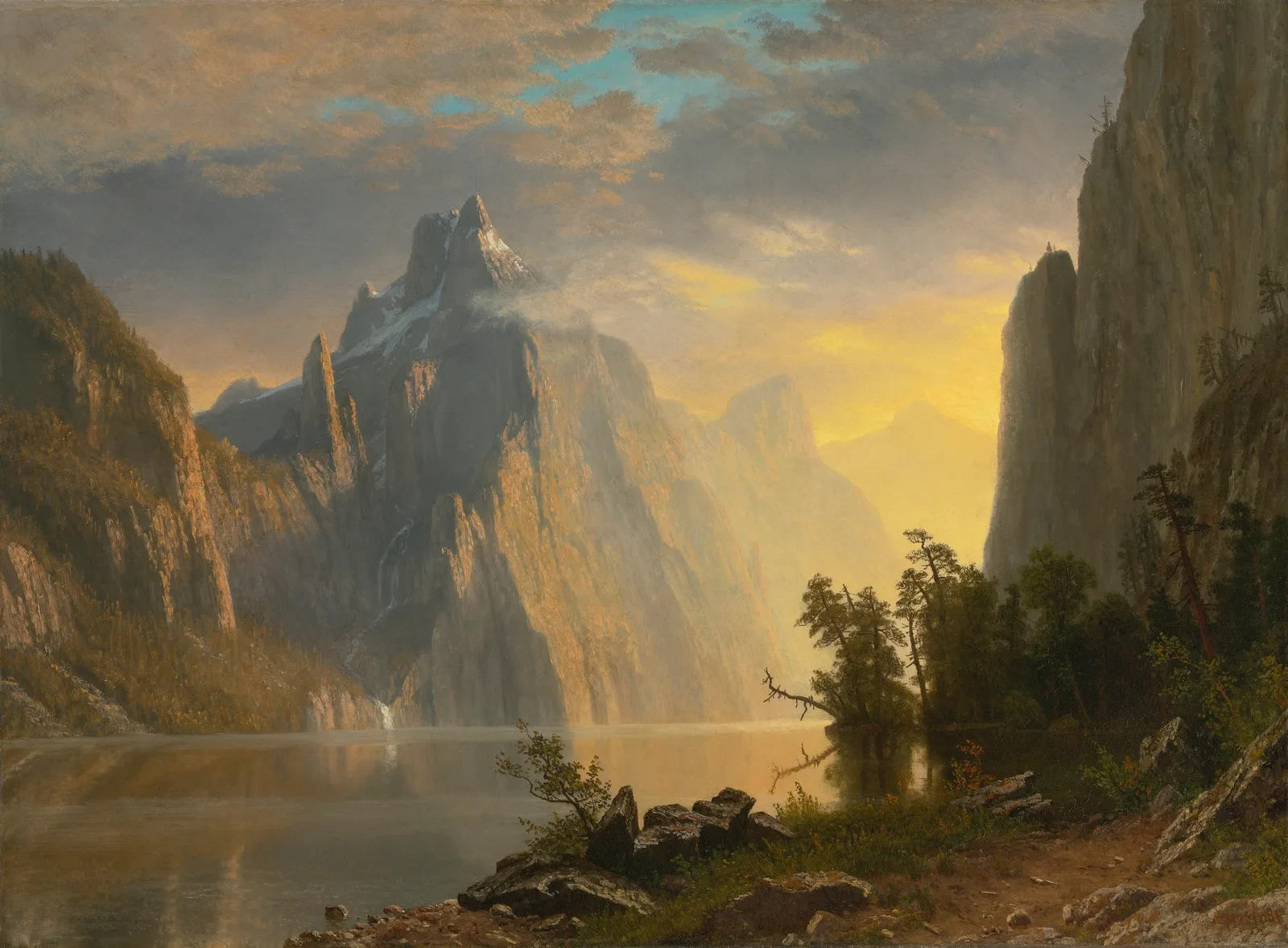 Lake in the Sierra Nevada, Albert Bierstadt