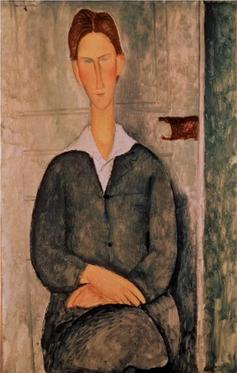 Jeune homme roux (assis), Amedeo Modigliani