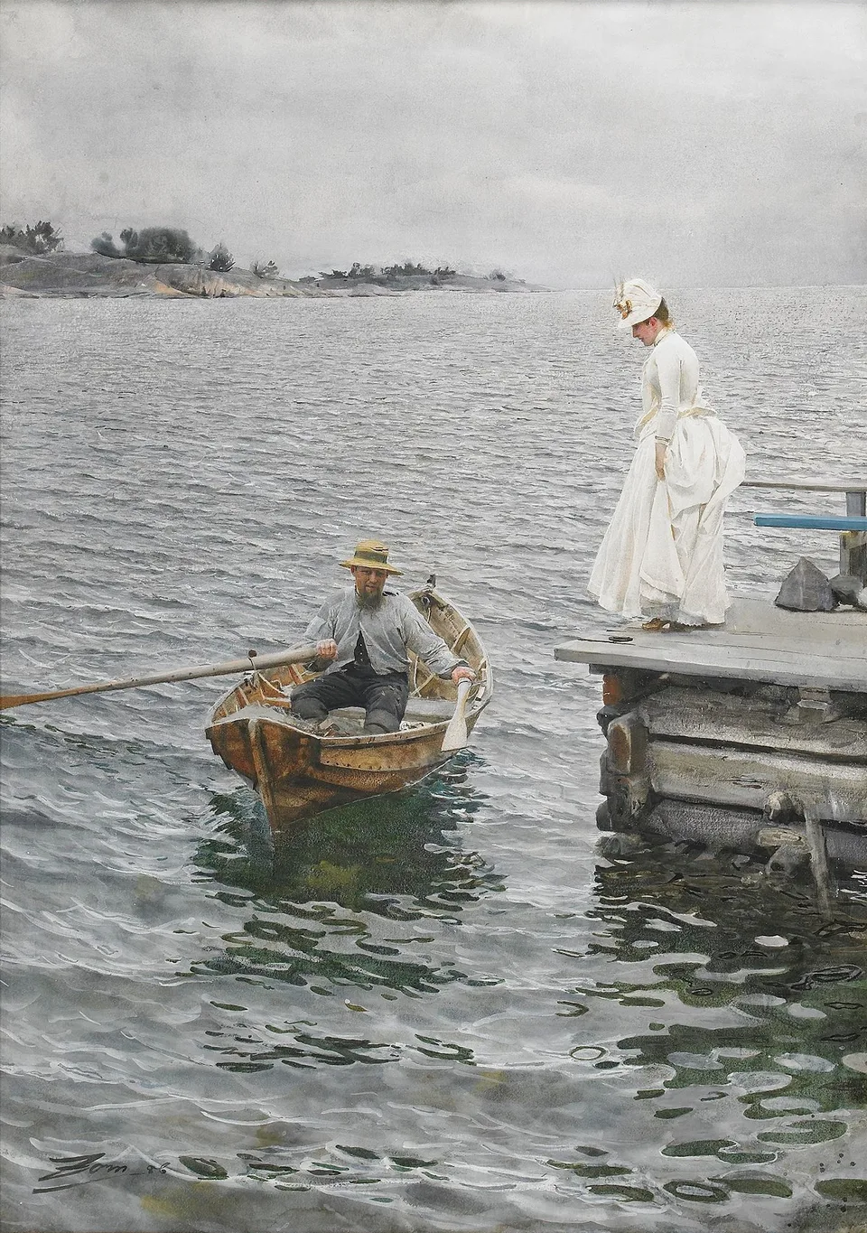 Sommarnöje, Anders Zorn