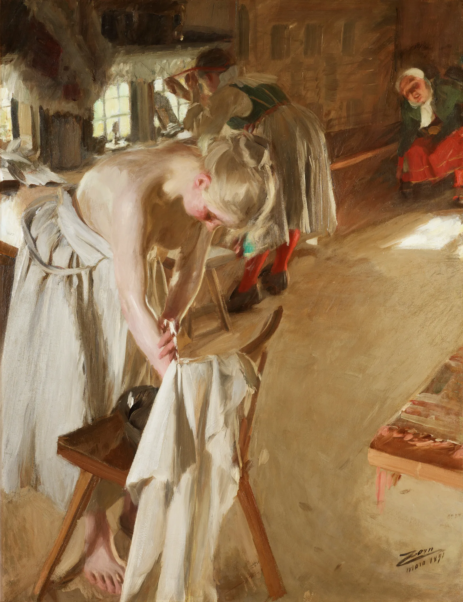 Söndagsmorgon (Sunday Morning), Anders Zorn