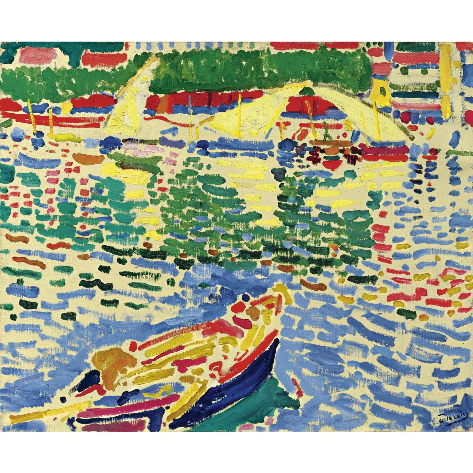 Barques au port de Collioure, André Derain