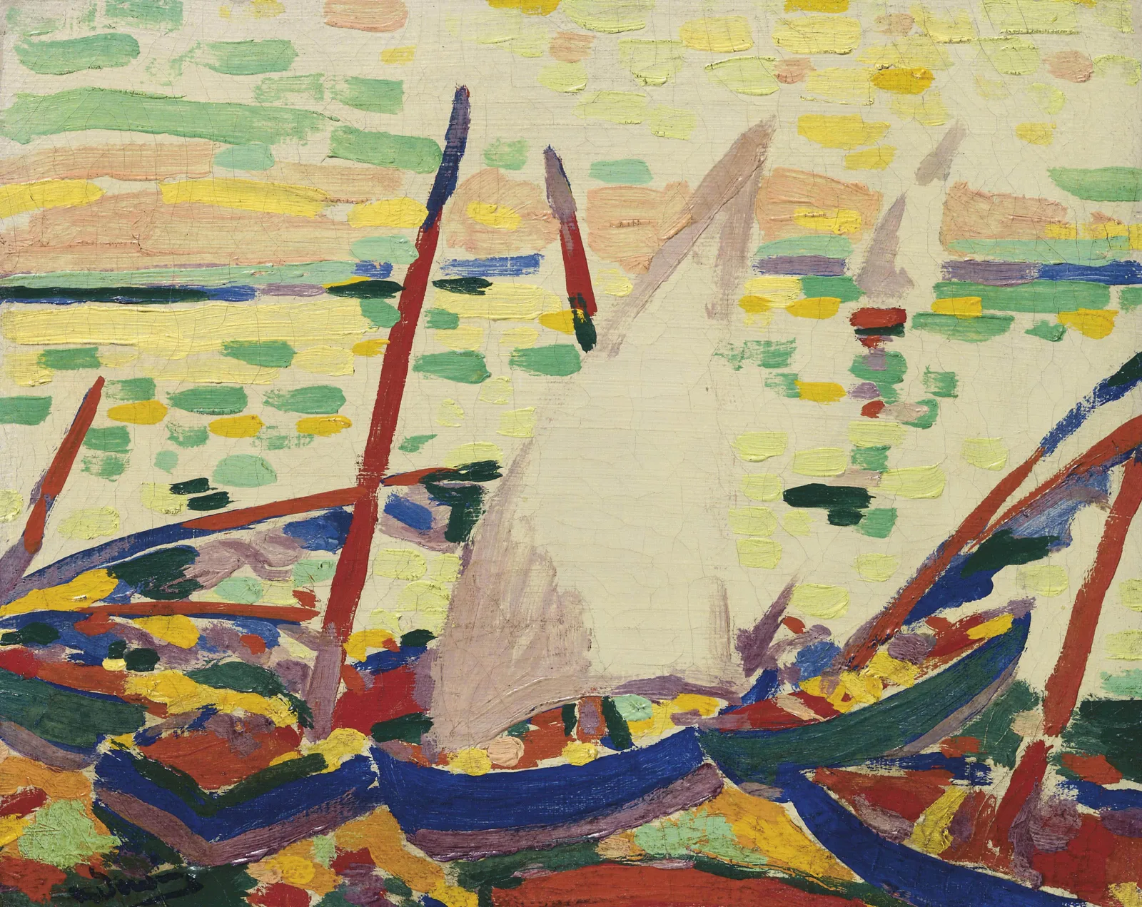 Bateaux à Collioure, André Derain