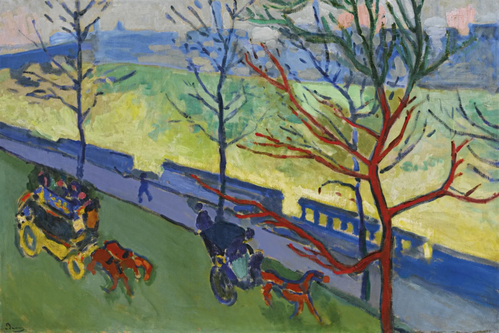 Londres: le quai Victoria, André Derain