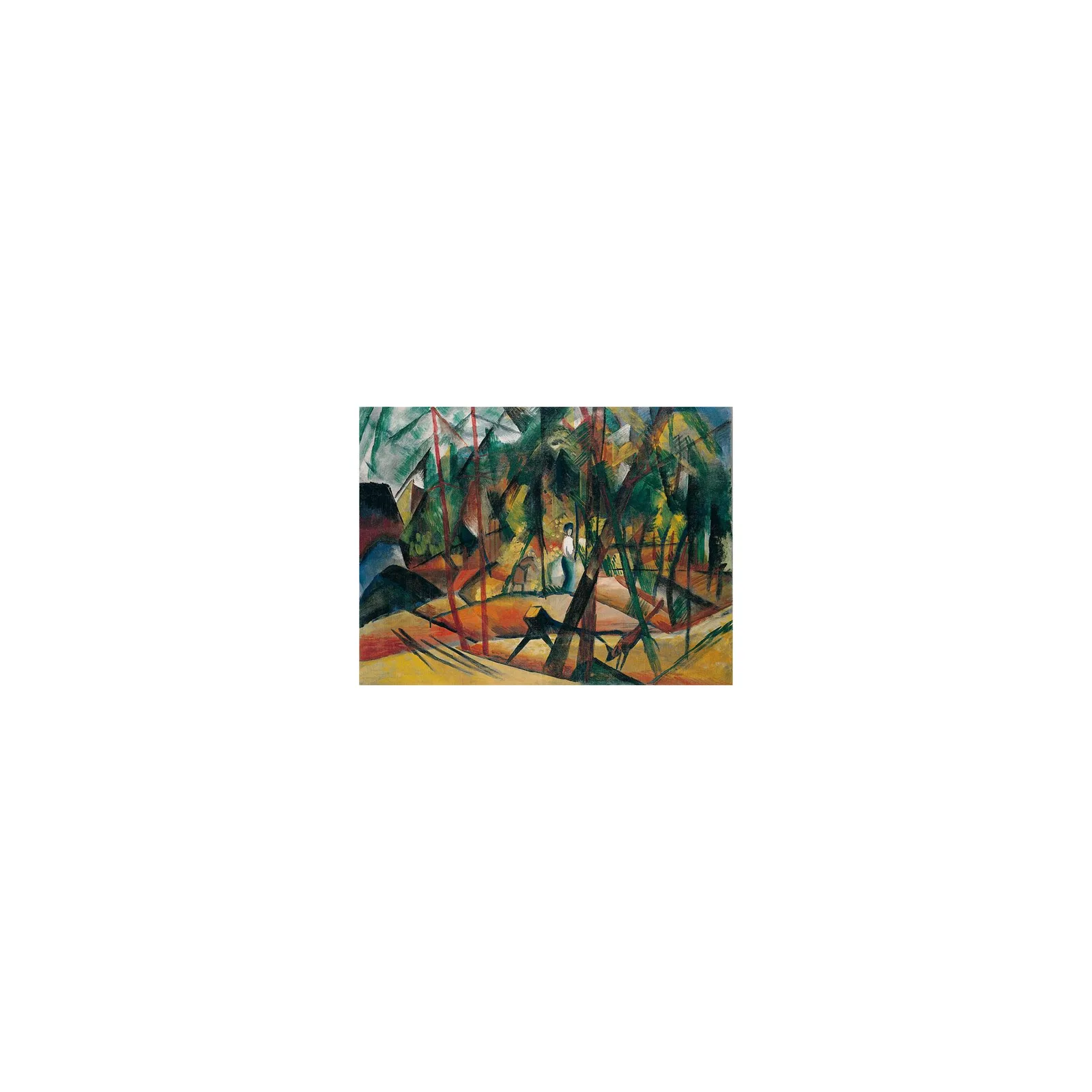 Waldspaziergang, August Macke