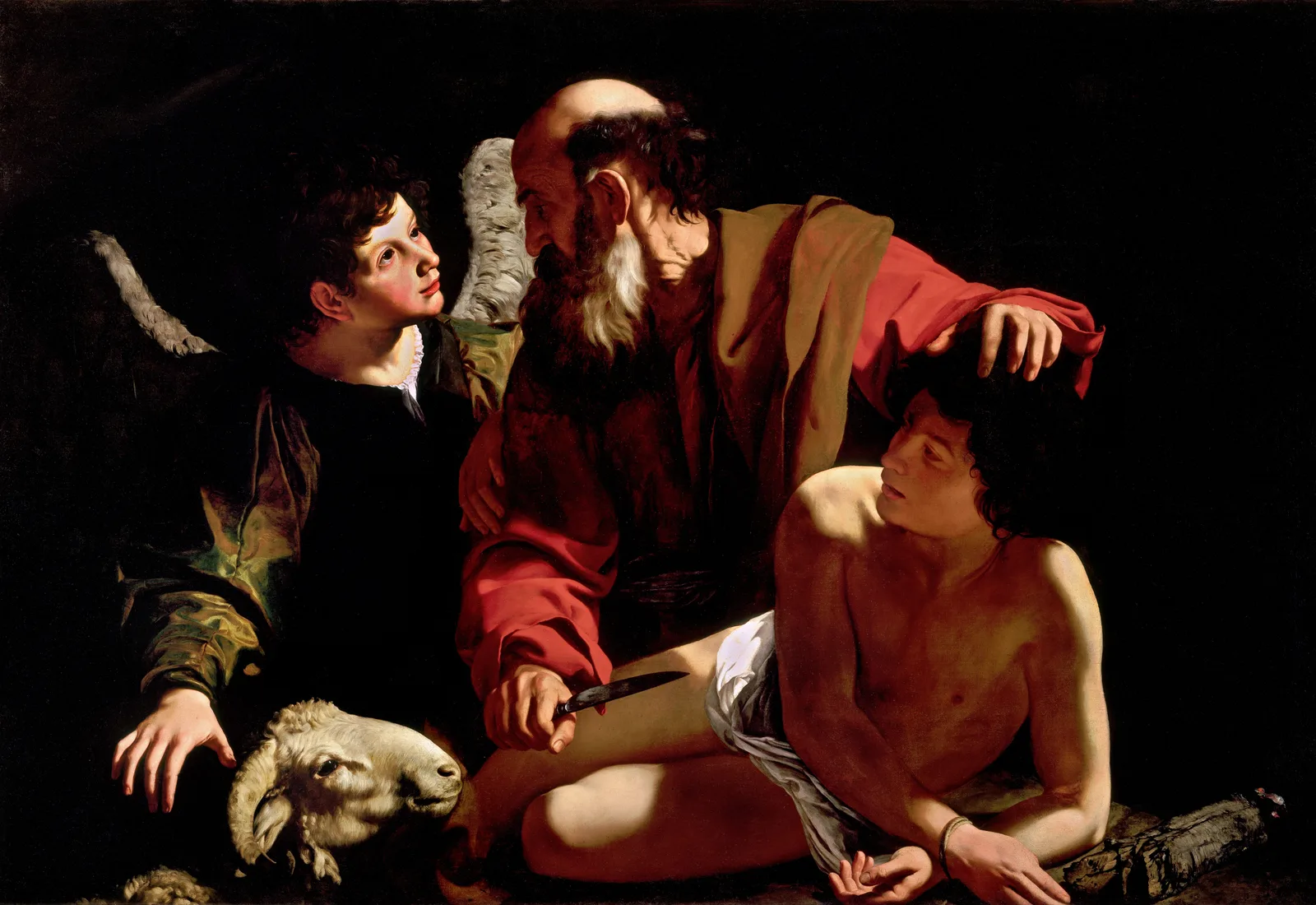 The Sacrifice of Isaac, Bartolomeo Cavarozzi