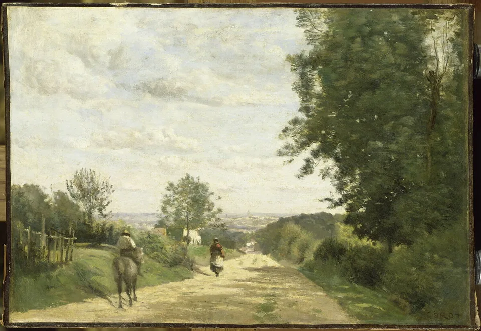 Le chemin de Sèvres, Camille Corot
