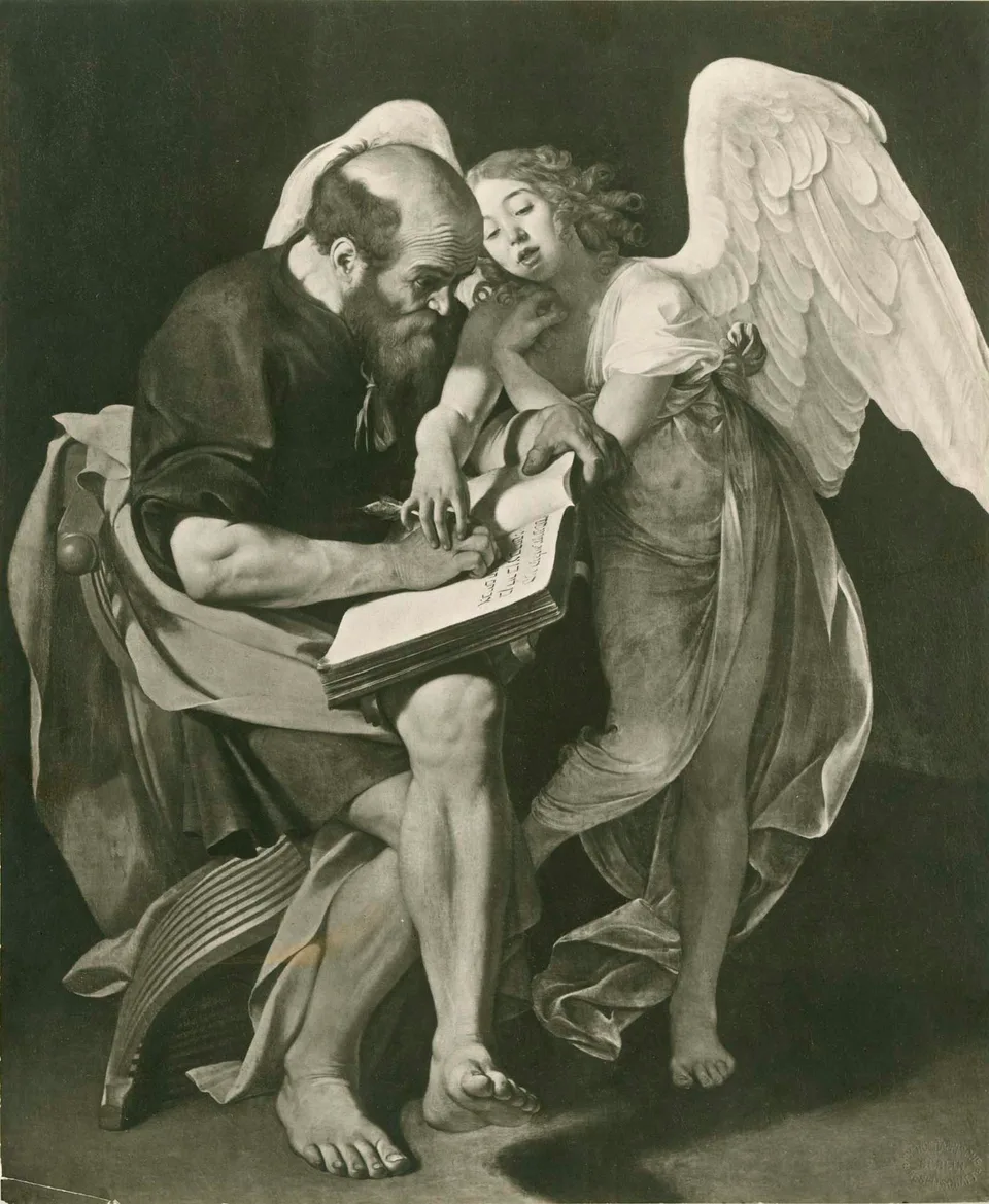 Saint Matthew and the Angel (first version), Caravaggio