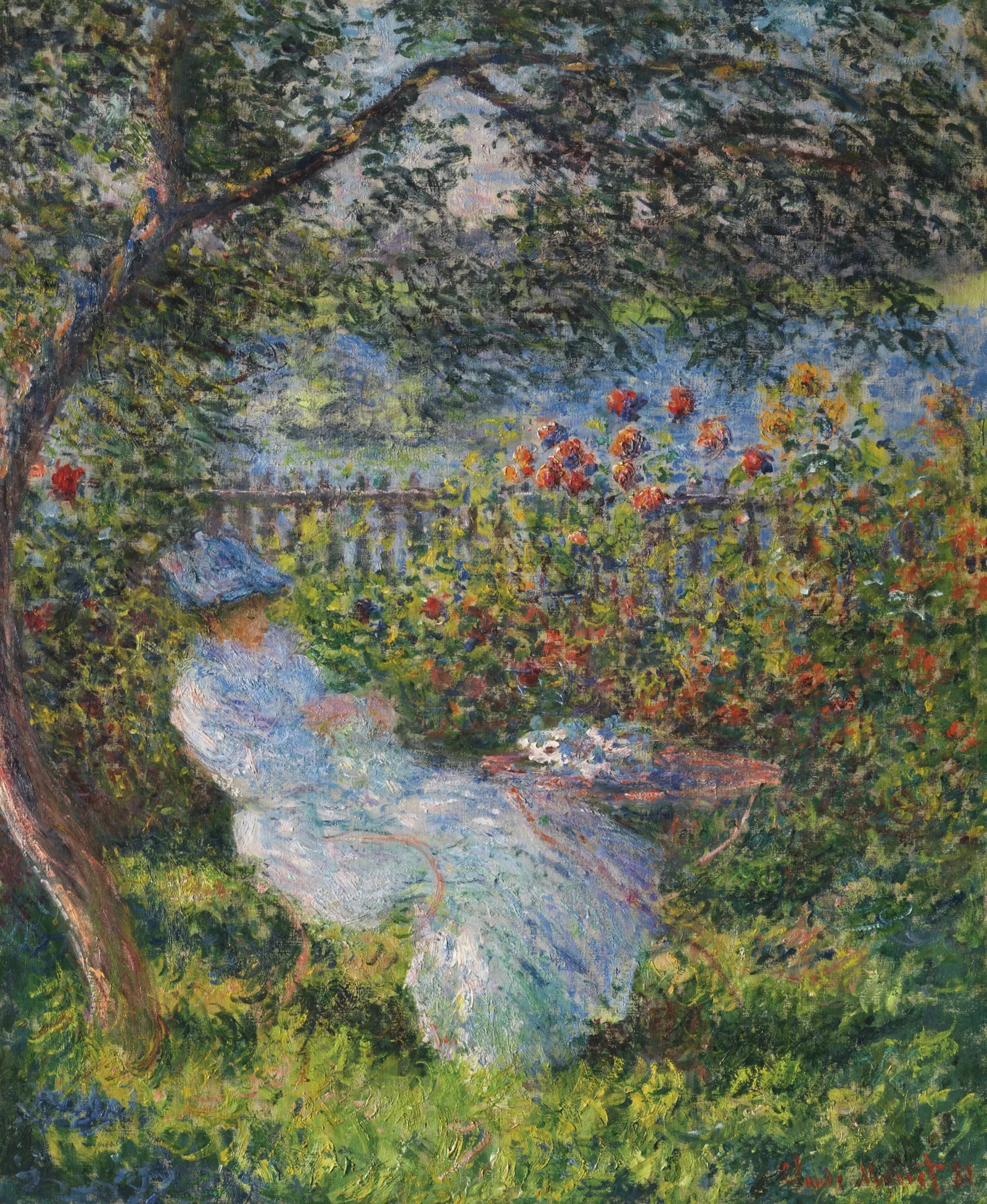 Alice Hoschedé au jardin, Claude Monet