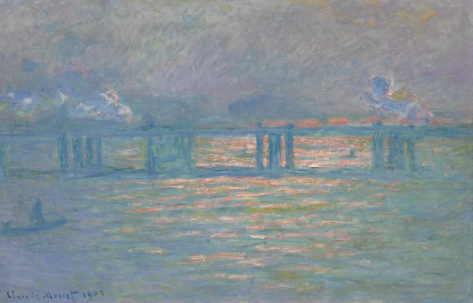 Charing Cross Bridge, Claude Monet