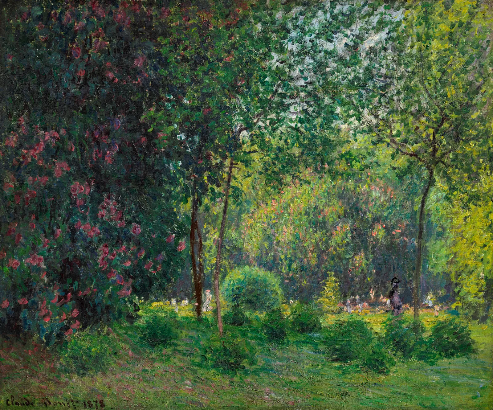 Le parc Monceau, Claude Monet