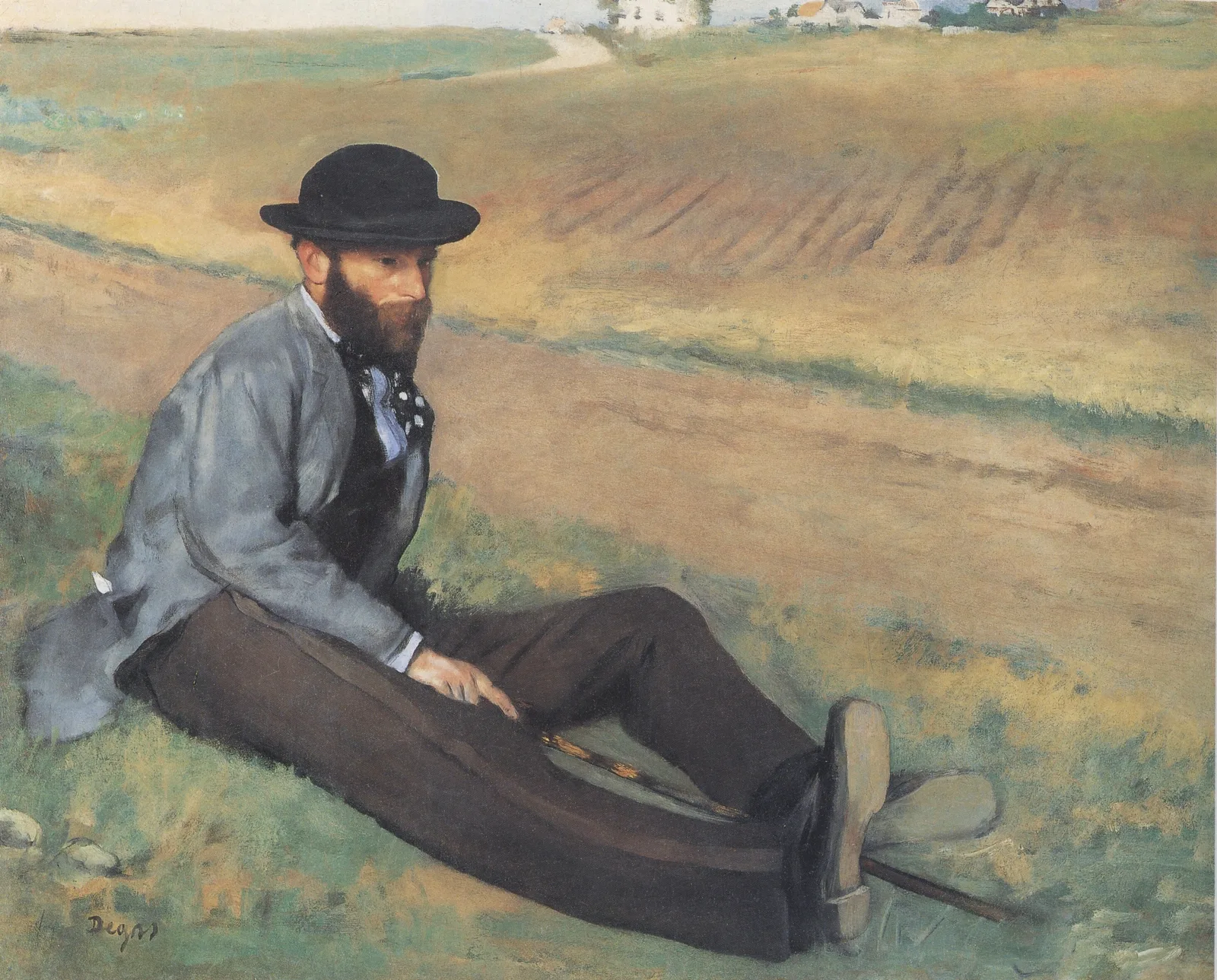 Eugène Manet, Edgar Degas