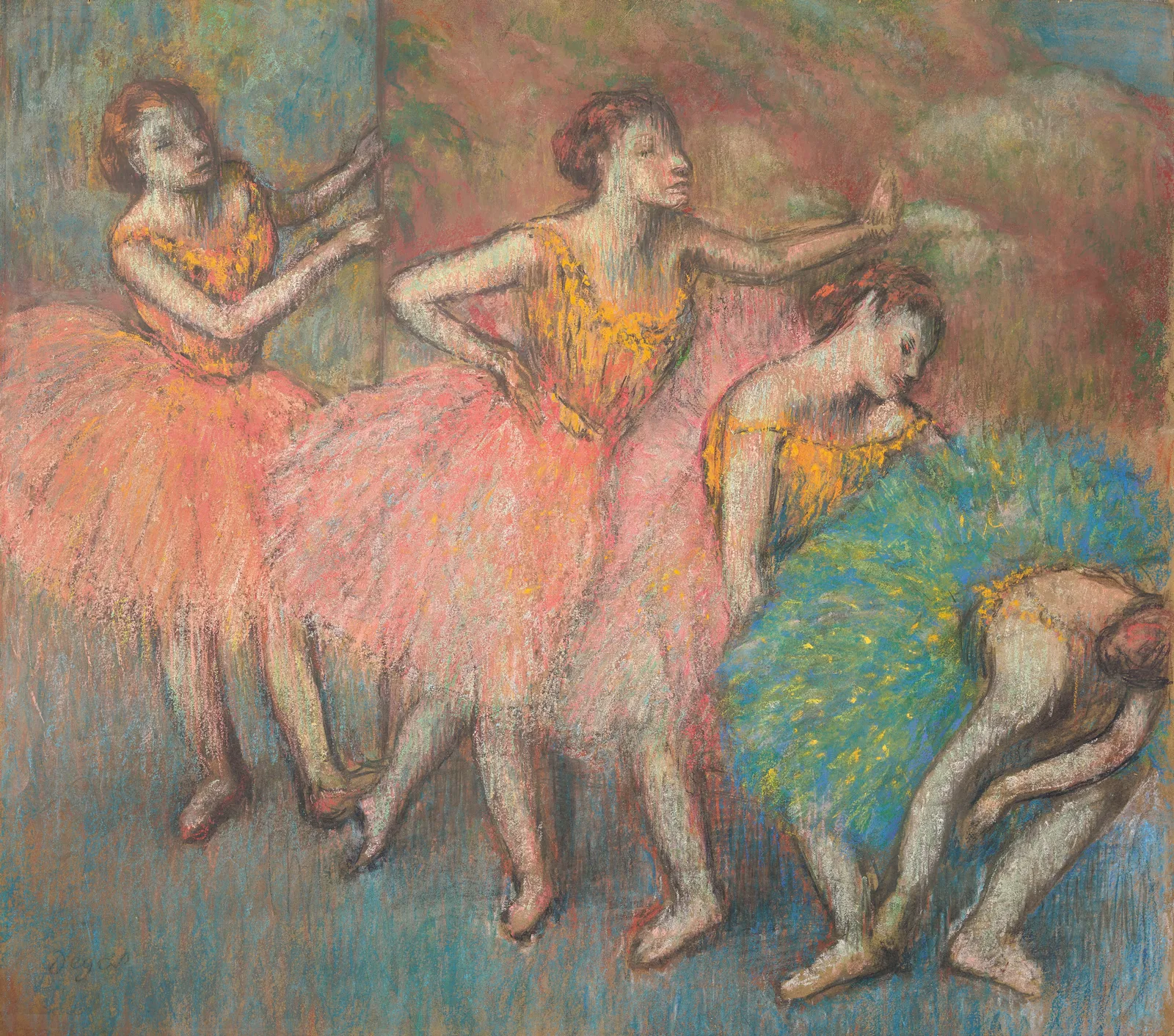 Quatre danseuses, Edgar Degas