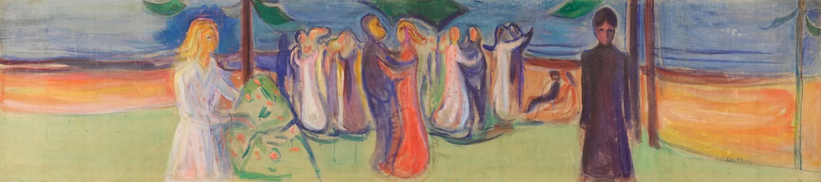 Dans på stranden (Reinhardt-frisen) (Dance on the Beach), Edvard Munch
